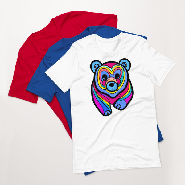 Gay Bear Pride Psychedelic Bear t-shirt